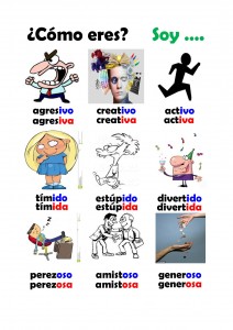 Character adjectives