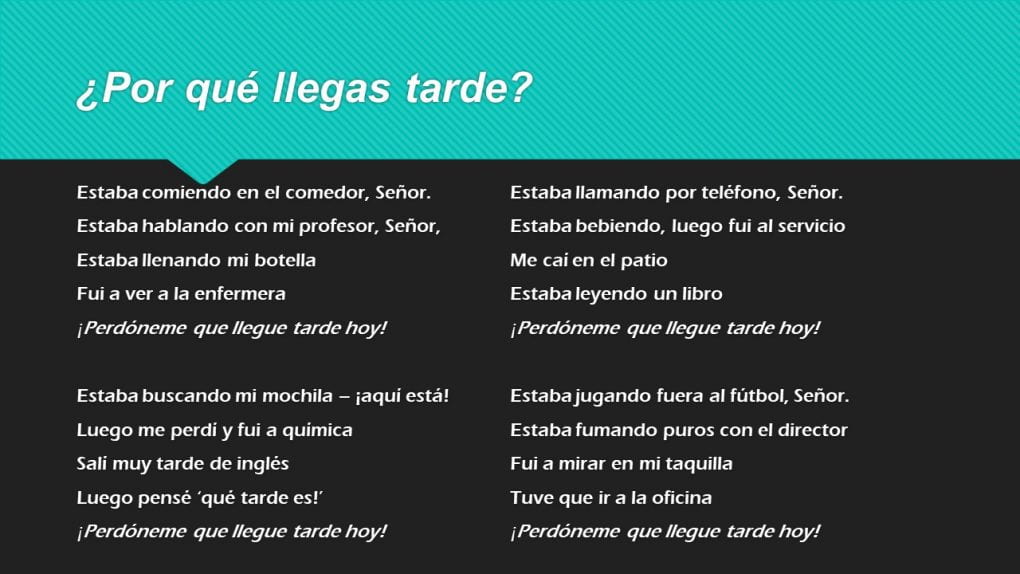 Por Qu Llegas Tarde SOLUCI N LangLangs ser-dif-cil-explicar-por-qu-llegaste-tarde-al-trabajo-pintzap